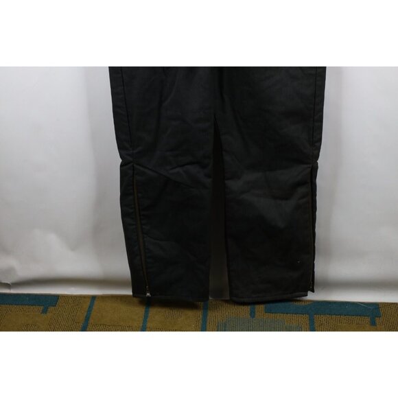 Vtg 90s Walls Blizzard Pruf Mens Large Short Faded Quilted Coveralls Black USA - Picture 5 of 16